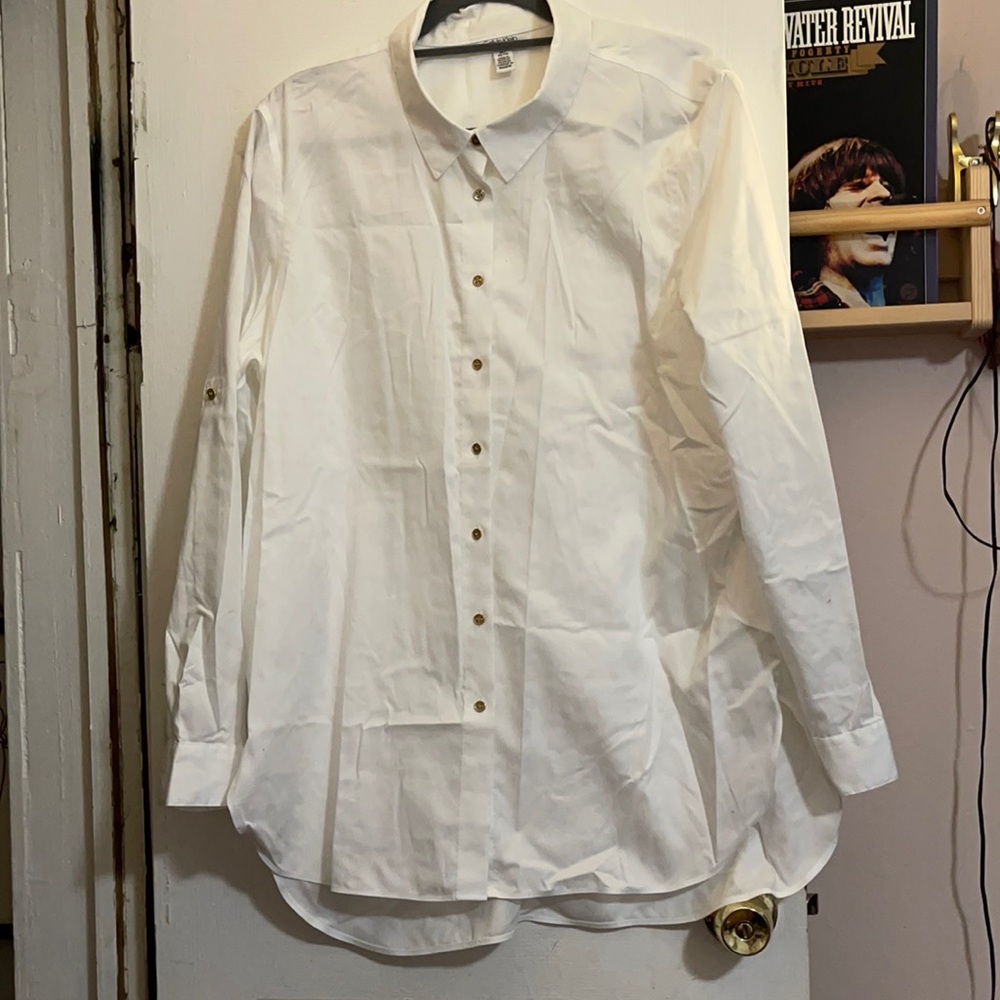 Calvin white tunic